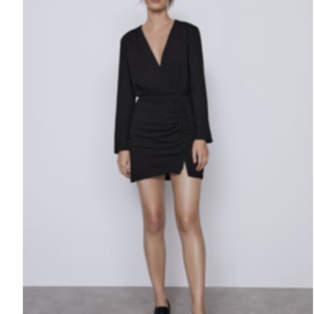 Zara Draped Mini Dress
